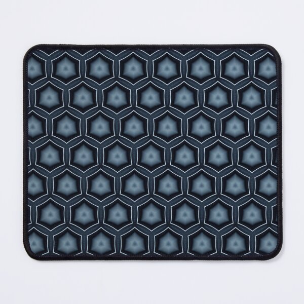 Item preview, Blue Geometric Honeycomb Seamless Pattern designed and sold by IntelliMindDesigns.