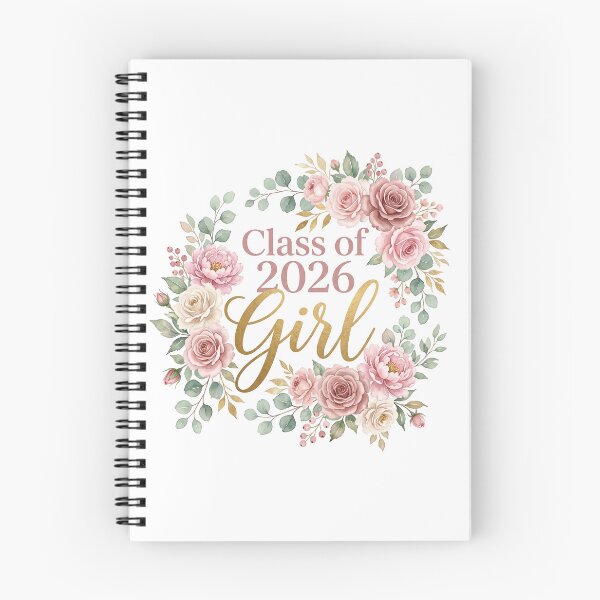 Item preview, Class of 2026 Girl Floral Graduation Gift for Her Grad Tee designed and sold by Osmose-Studio ⭐⭐⭐⭐⭐.