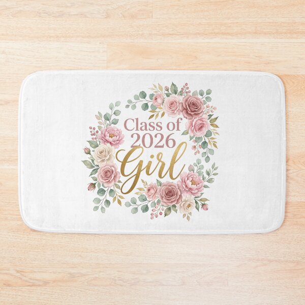 Item preview, Class of 2026 Girl Floral Graduation Gift for Her Grad Tee designed and sold by Osmose-Studio ⭐⭐⭐⭐⭐.