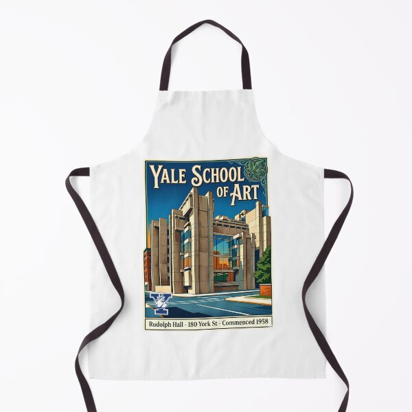Item preview, Vintage Mid-Century Yale Art School Brutalist Architecture Poster designed and sold by EvergreenPark - Tee Studio.