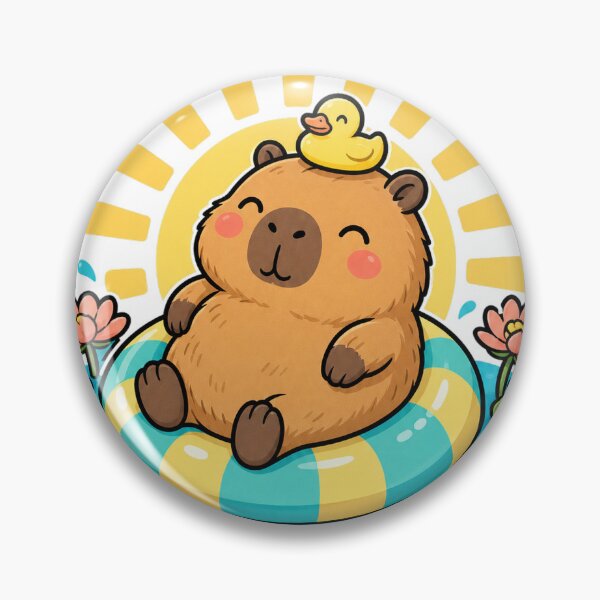 Item preview, Capybara Lake Life Vibes For Water Lovers designed and sold by VisualArtsOasis.