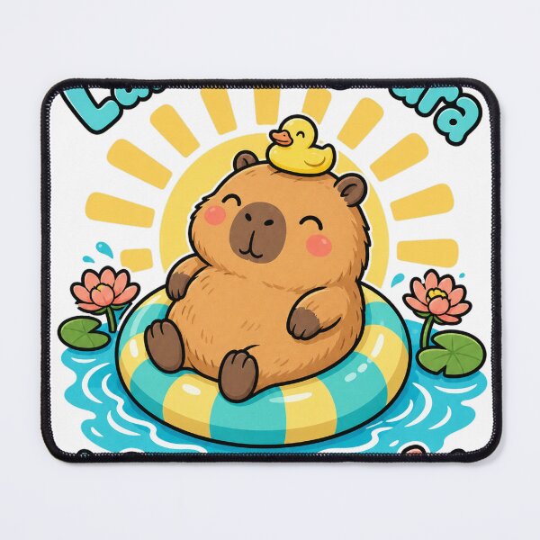 Item preview, Capybara Lake Life Vibes For Water Lovers designed and sold by VisualArtsOasis.