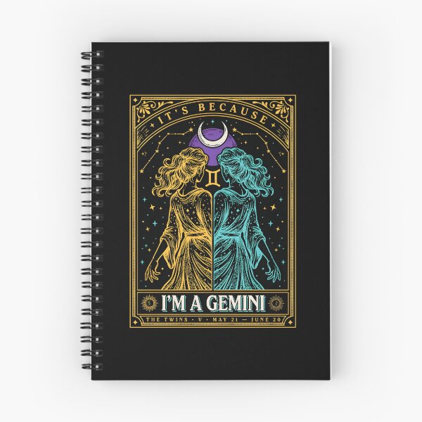 Item preview, It's Because I'm a Gemini Funny Astrology Quote for Zodiac Sign Lovers designed and sold by Redgiant87x.
