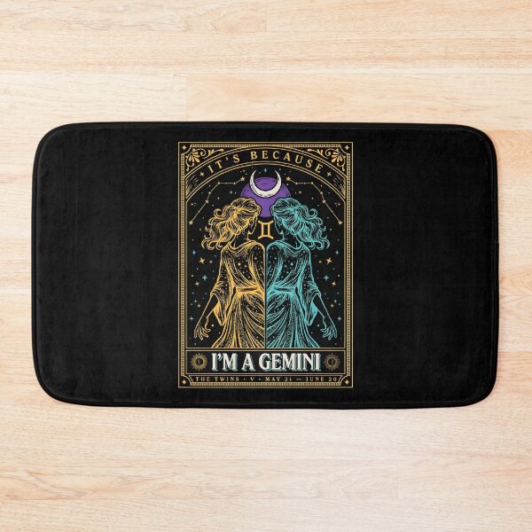 Item preview, It's Because I'm a Gemini Funny Astrology Quote for Zodiac Sign Lovers designed and sold by Redgiant87x.