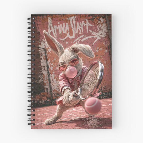 Item preview, Late Again Rabbit | Bubblegum Tennis Street Art designed and sold by ArtJI.