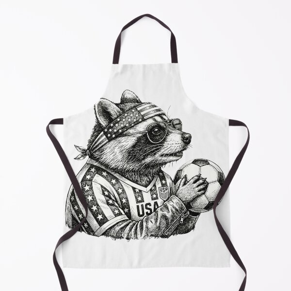 Item preview, Raccoon Soccer Player  designed and sold by Roy & Tiffany.