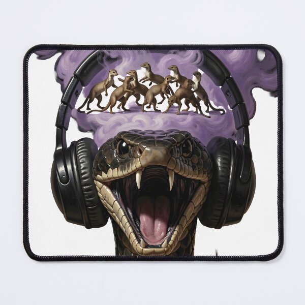 Item preview, Venomous Vibe - Black Mamba Music Lover Illustration Classic T-Shirt designed and sold by SupernovaNote.