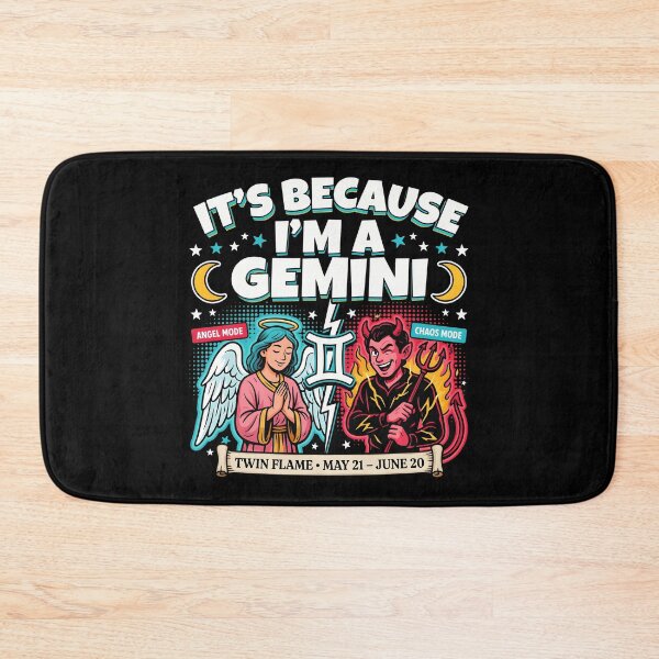 Item preview, It's Because I'm a Gemini Cute Horoscope for Astrology Fans designed and sold by Redgiant87x.