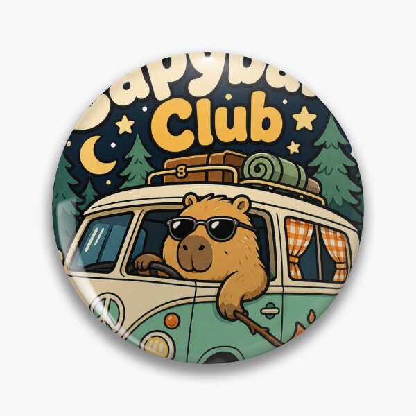 Item preview, Capybara Camping Chairs For Road Trip Lovers designed and sold by VisualArtsOasis.