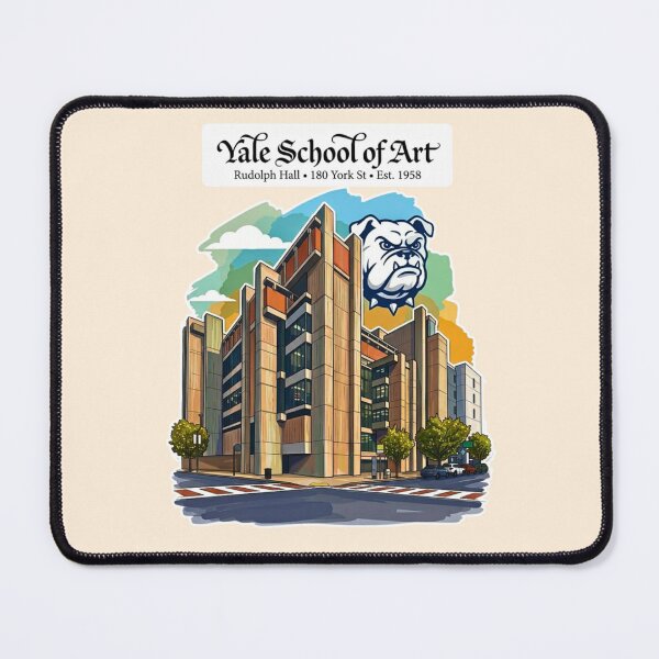 Item preview, Brutalist Architectural Masterpiece Gouache Illustration designed and sold by EvergreenPark - Tee Studio.