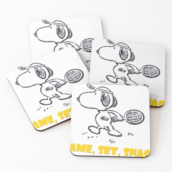 Item preview, Snoopy Tennis - Fan Art, Game Set Snack! designed and sold by Art Beyond The Brush.