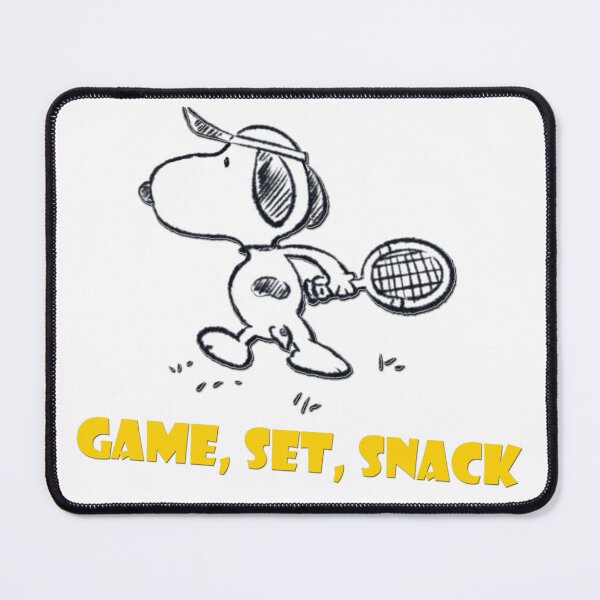 Item preview, Snoopy Tennis - Fan Art, Game Set Snack! designed and sold by Art Beyond The Brush.