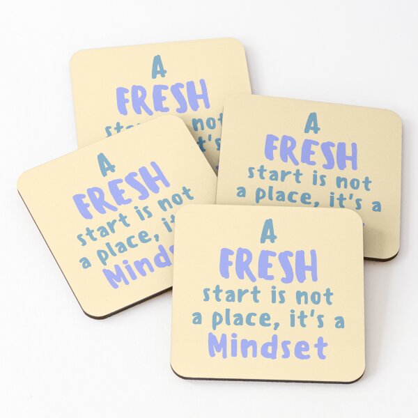 Item preview, Fresh Start Is a Mindset Not a Place designed and sold by SmartMoneyMugs .
