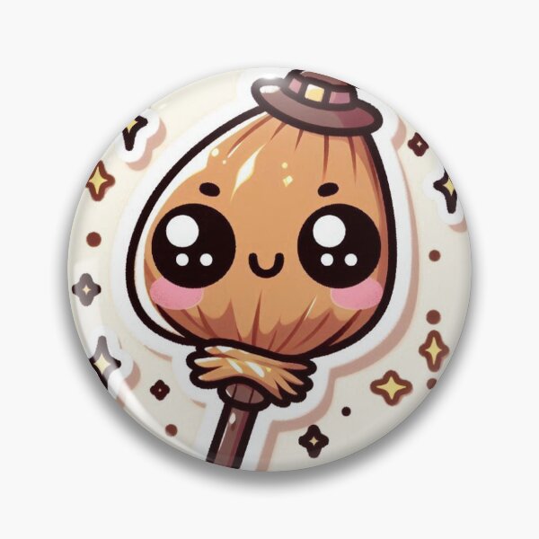 Item preview, Kawaii Halloween Broomstick Sticker designed and sold by PastelPawsArt.