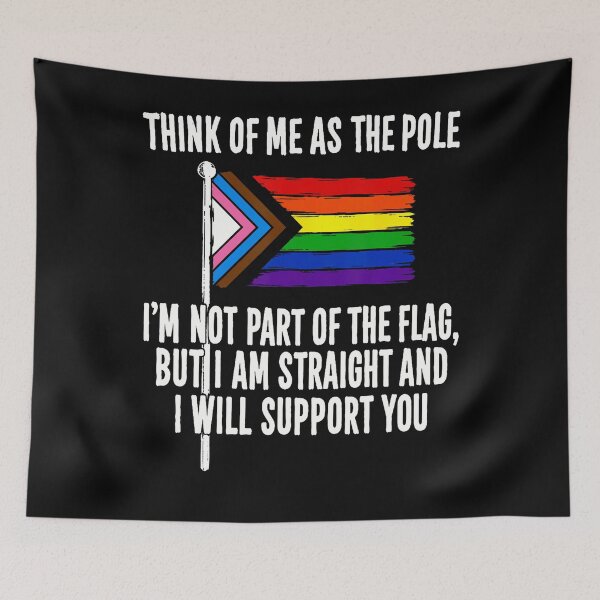 Item preview, Think Of Me As The Pole I Am Not Part Of The Flag designed and sold by Fereskabilon.