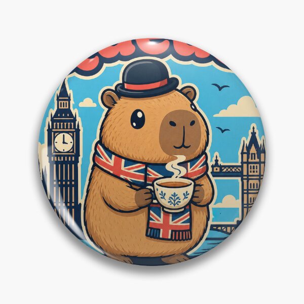 Item preview, Capybara London Guard Lover Funny Animal Slogan designed and sold by VisualArtsOasis.