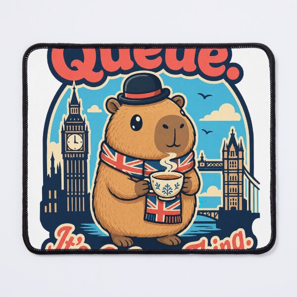 Item preview, Capybara London Guard Lover Funny Animal Slogan designed and sold by VisualArtsOasis.