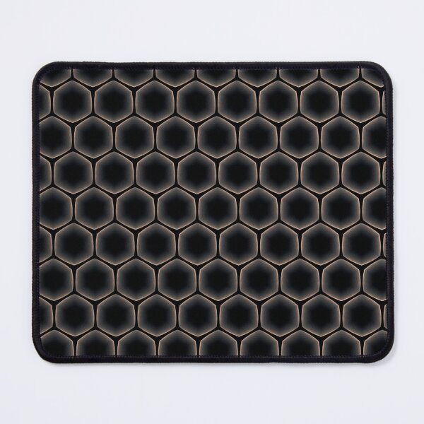 Item preview, Dark Honeycomb Geometric Seamless Pattern designed and sold by IntelliMindDesigns.