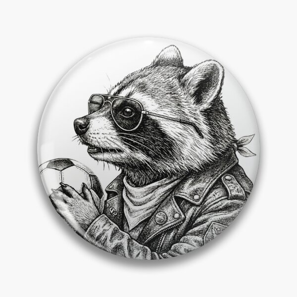 Item preview, Raccoon Soccer  designed and sold by Roy & Tiffany.