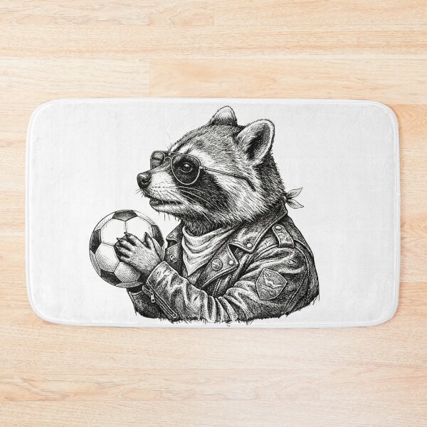 Item preview, Raccoon Soccer  designed and sold by Roy & Tiffany.