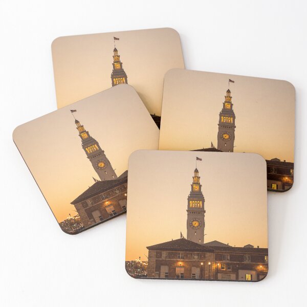 Item preview, San Francisco Ferry Building at Dusk designed and sold by Kimberly Palmer.