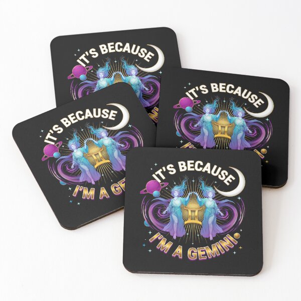 Item preview, It's Because I'm a Gemini Celestial Zodiac Sign Humor designed and sold by Redgiant87x.
