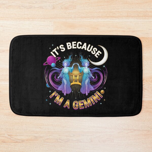 Item preview, It's Because I'm a Gemini Celestial Zodiac Sign Humor designed and sold by Redgiant87x.