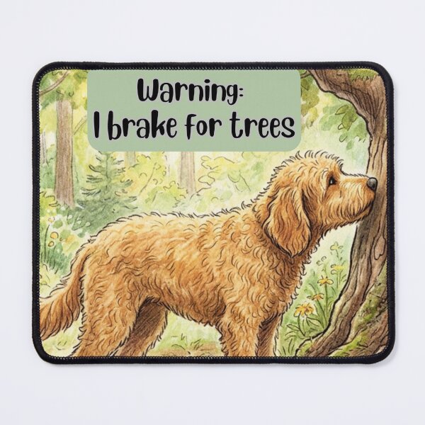 Item preview, I brake for trees designed and sold by Doodles Down South.