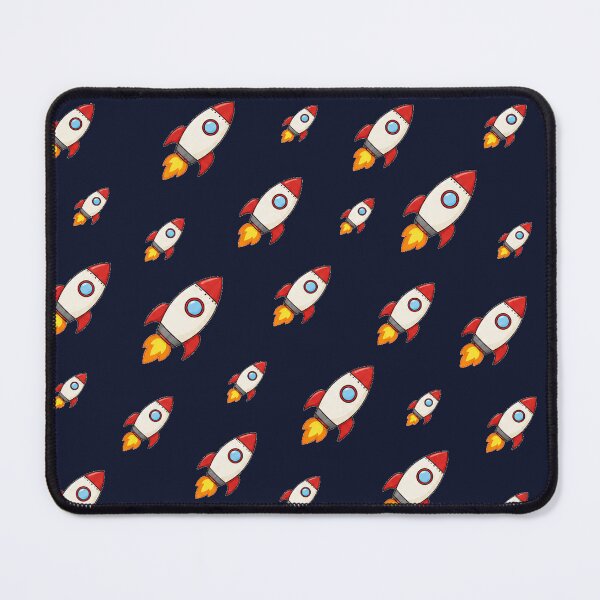 Item preview, Cute Cartoon Rocket Ship Space Seamless Pattern designed and sold by Seculinator.