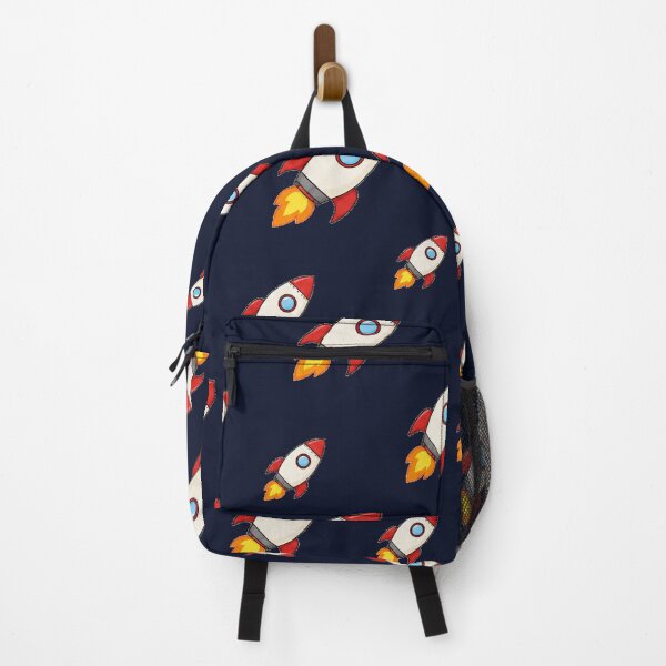 Item preview, Cute Cartoon Rocket Ship Space Seamless Pattern designed and sold by Seculinator.