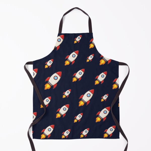 Item preview, Cute Cartoon Rocket Ship Space Seamless Pattern designed and sold by Seculinator.
