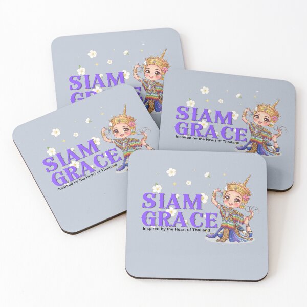 Item preview, Siam Grace | Southern Thai Nora Dance | Cute Manora Kawaii Thailand Illustration designed and sold by Beeform.