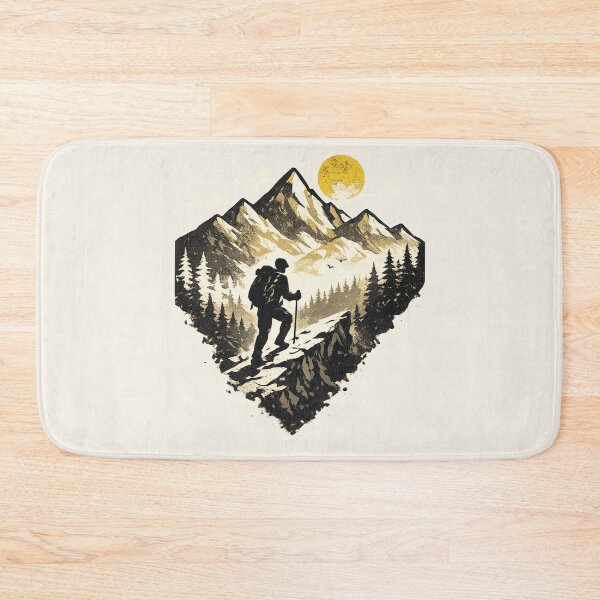 Item preview, Mountain Hiking Sunset Summit View designed and sold by Corvoria.