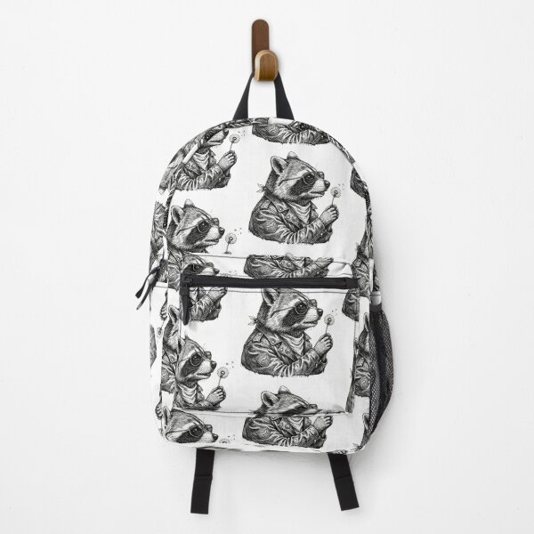 Item preview, Raccoon Blowing Dandelion designed and sold by Roy & Tiffany.