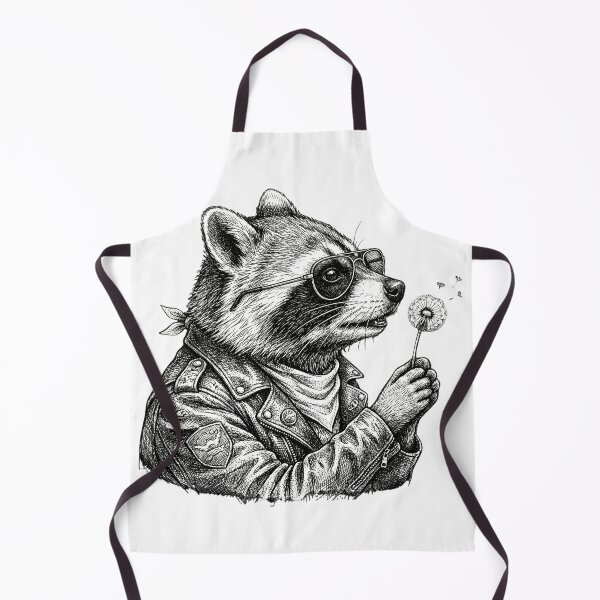 Item preview, Raccoon Blowing Dandelion designed and sold by Roy & Tiffany.