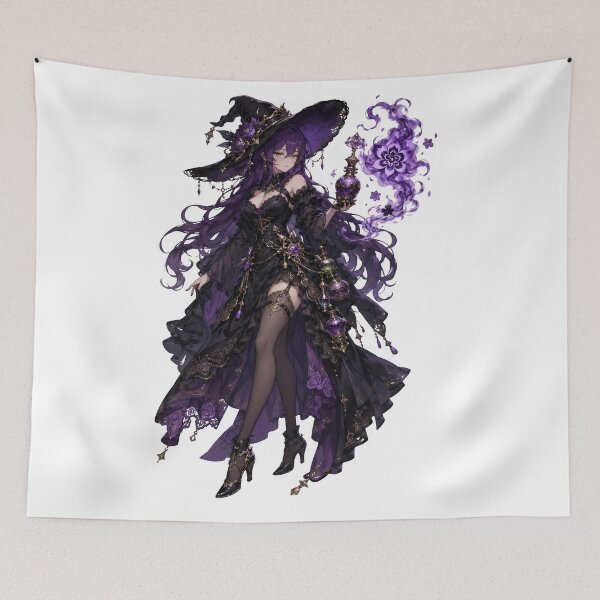 Item preview, Nightshade Perfume Witch designed and sold by jgvisualarts.