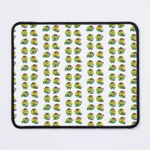 Item preview, Cute Soccer Boy Icons Collection | Green and Yellow Football Sticker Set designed and sold by Shape Snip Studio.