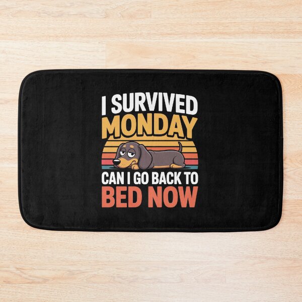 Item preview, I Survived Monday can I go back to bed now designed and sold by jkrphoto.