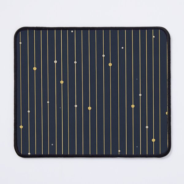 Item preview, Golden Rain Lines on Navy Blue – Elegant Night Pattern designed and sold by GuffyGlowVault.