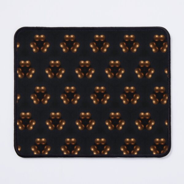 Item preview, Dark Gold Floral Star Seamless Pattern designed and sold by IntelliMindDesigns.
