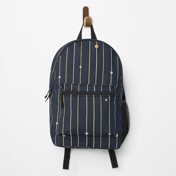 Item preview, Golden Rain Lines on Navy Blue – Elegant Night Pattern designed and sold by GuffyGlowVault.