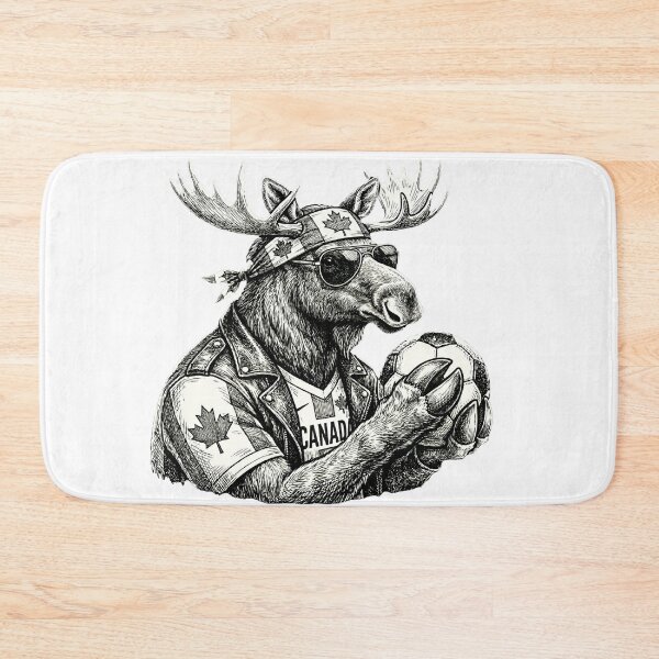 Item preview, Canadian Moose Soccer Player  designed and sold by Roy & Tiffany.