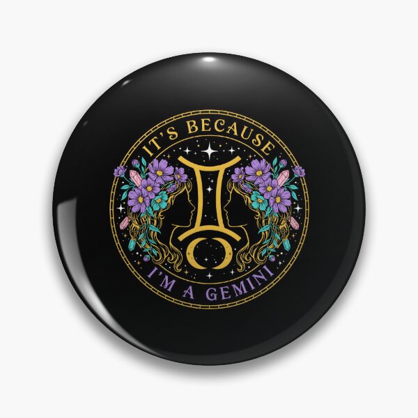 Item preview, It's Because I'm a Gemini Astrology Meme for Zodiac Sign Fans designed and sold by Redgiant87x.