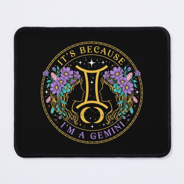Item preview, It's Because I'm a Gemini Astrology Meme for Zodiac Sign Fans designed and sold by Redgiant87x.