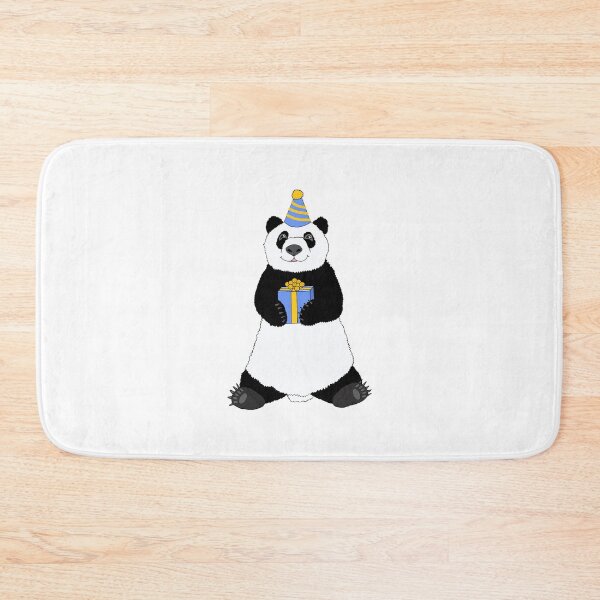 Item preview, Fiesta de cumpleaños: Panda con sombrero y regalo (troquelado) designed and sold by JoyousArt4u.