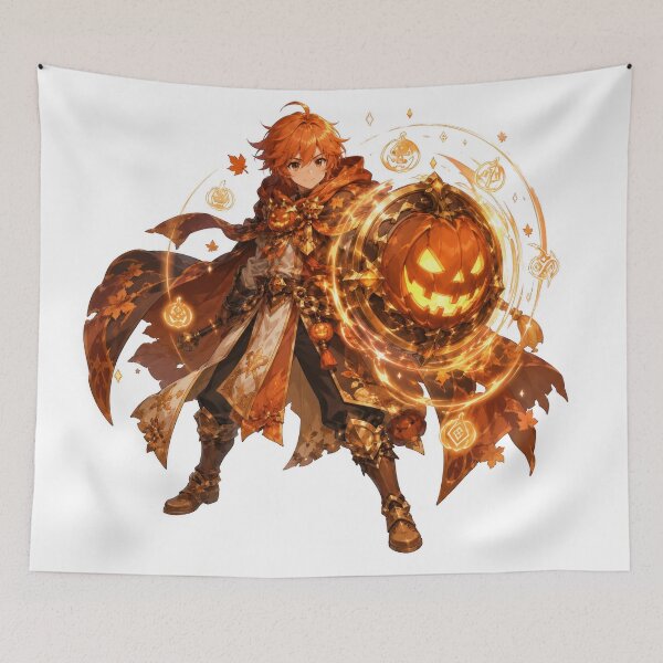 Item preview, Pumpkin Rune Guardian designed and sold by jgvisualarts.