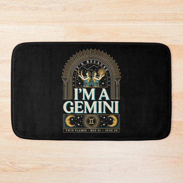 Item preview, It's Because I'm a Gemini Vintage Zodiac Sign Astrology designed and sold by Redgiant87x.