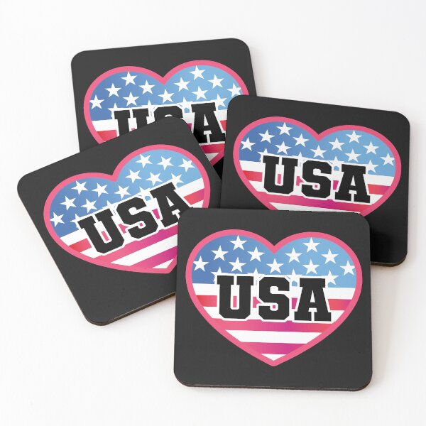 Item preview, USA Heart  designed and sold by GlitterArtySVG.