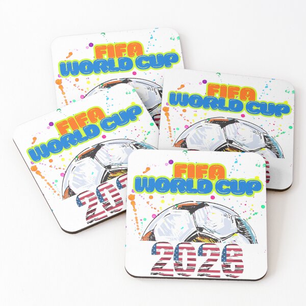Artikelvorschau, FIFA Weltmeisterschaft USA Design Dekor exklusiver Druck 2026 entworfen und verkauft von WhyWait Studio Gifts.