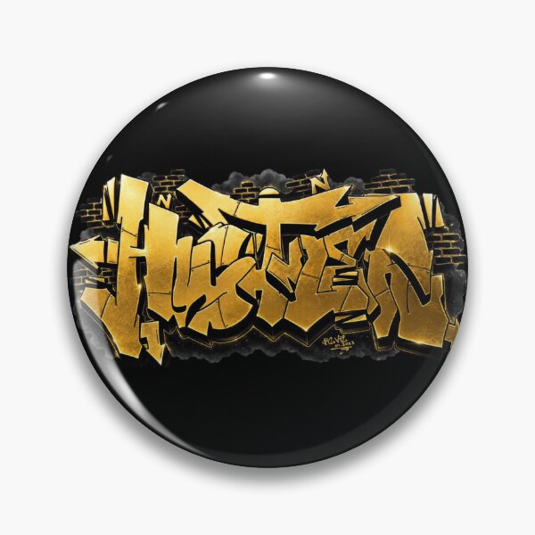 Item preview, Hustler Graffiti Black and Gold Edition designed and sold by vilvilart.
